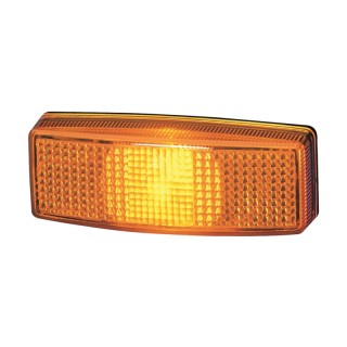 1 - Luce Ingombro Posizione Laterale Arancione 12V Camper Camion Furgoni
